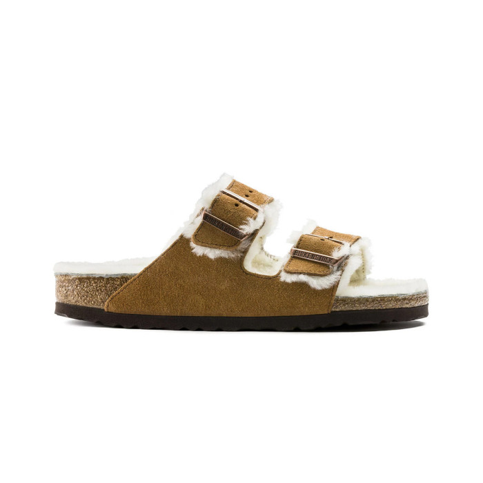 Birkenstock Sandale Birkenstock ARIZONA FUR MINK