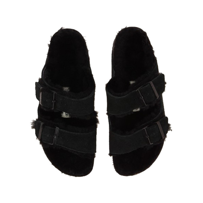 Birkenstock Sandale Birkenstock ARIZONA FUR MINK