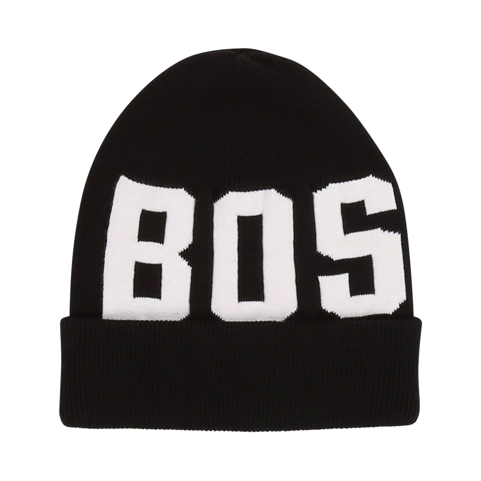 Ensemble Bonnet + écharpe Hugo Boss Bleu - Coton - Occasion Bon état - Homme