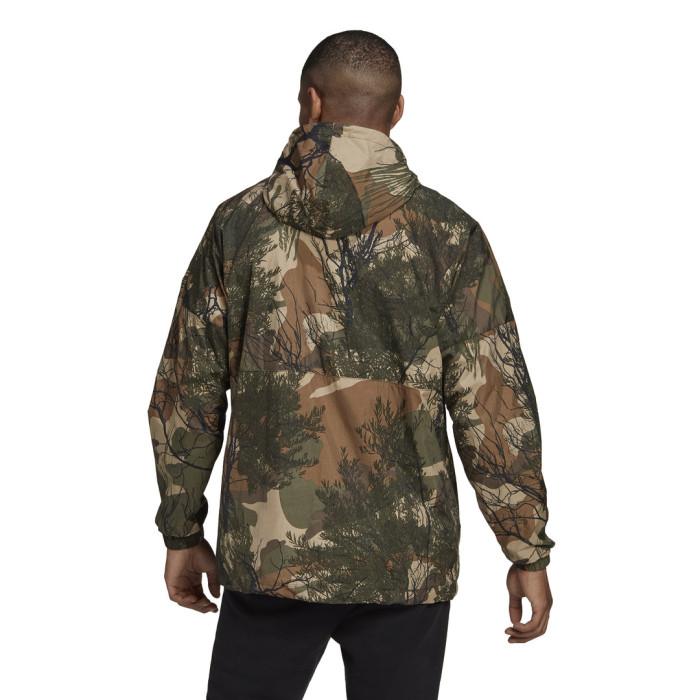 Adidas Originals Veste coupe-vent adidas Originals REGEN BLOCKED SHELL CAMO