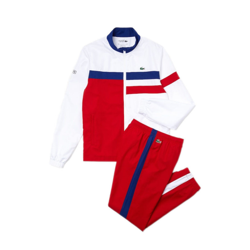 lacoste ensemble rouge