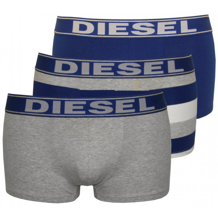 Pack 3 boxers Diesel Shawn (Bleu/Gris/Multicolore)