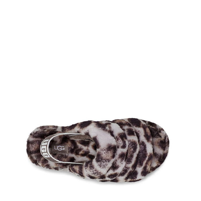 UGG Sandale UGG FLUFF YEAH SLIDE PANTHER PRINT