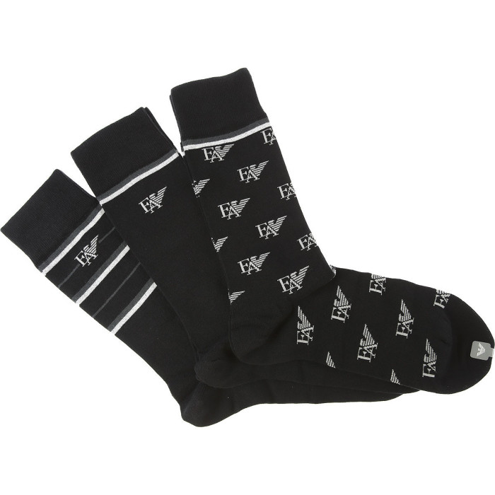 EA7 Emporio Armani Pack 3 paires de chaussettes EA7 Emporio Armani