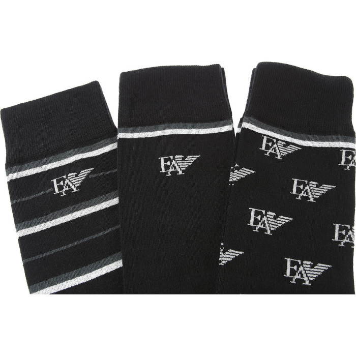EA7 Emporio Armani Pack 3 paires de chaussettes EA7 Emporio Armani