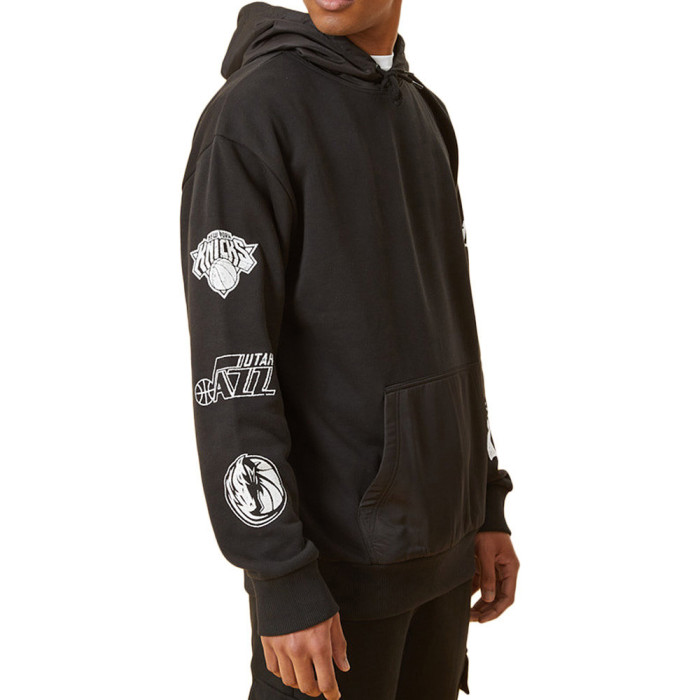 New Era Sweat New Era DISTRESSED SLEEVE PRINT HDY NBAMUL