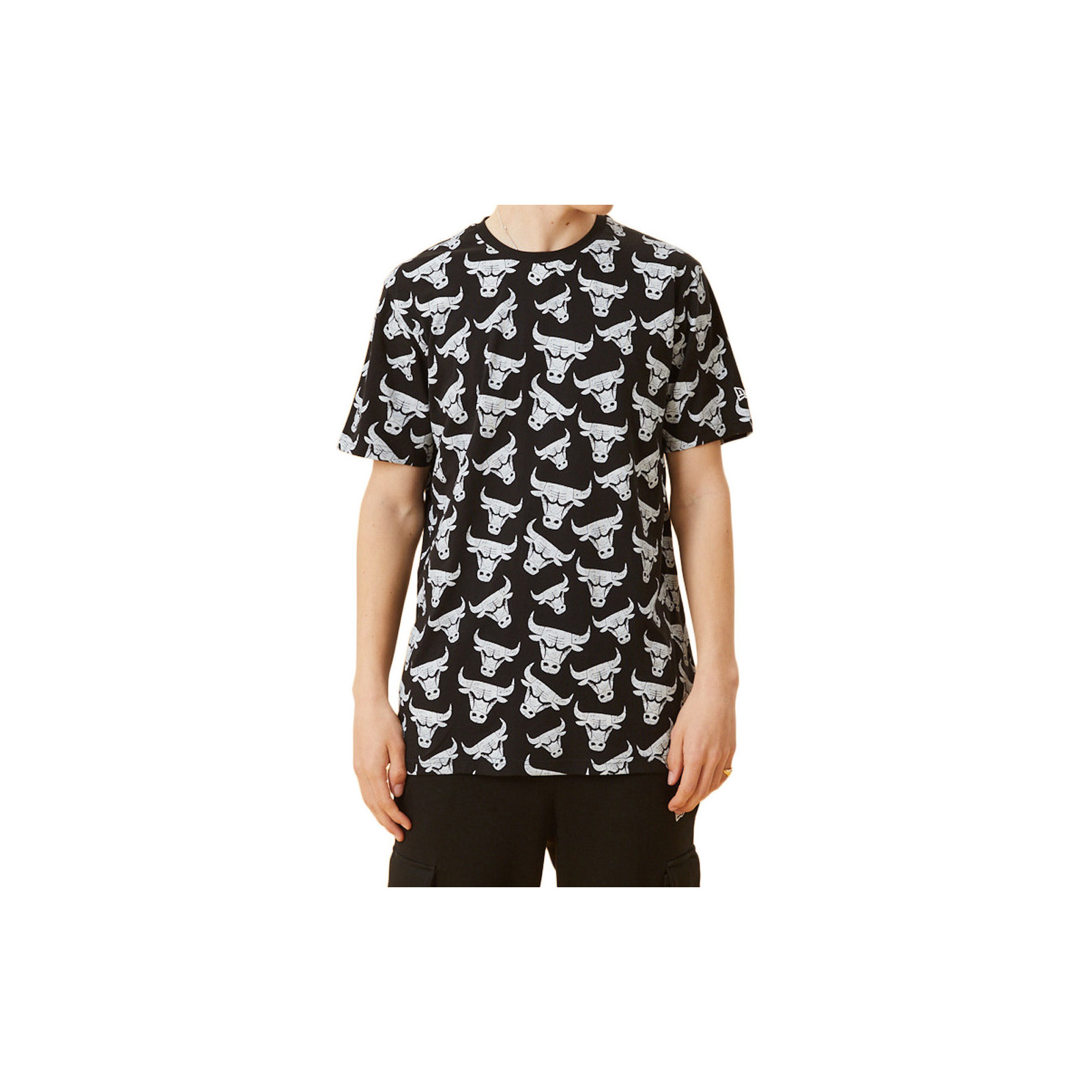 New Era New York Yankees Aop Distressed Logo Tee - Streetwear Basketball | Nencini Sport