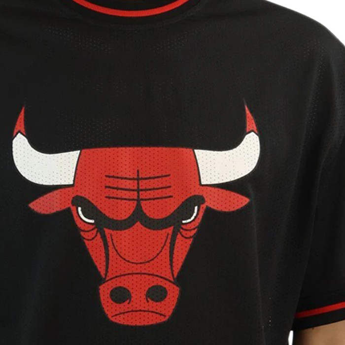 New Era Tee-shirt New Era NBA TEAM LOGO Oversized Chicago Bulls Mesh